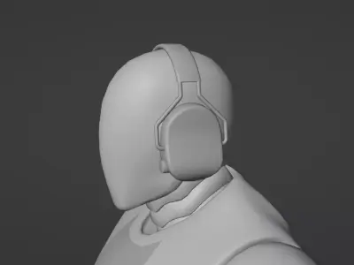 Active ears-protection headphones Free 3D model