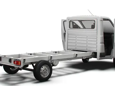 Citroen Jumper Chassis Truck SCab 4300WB HQInterior 2023 3D model