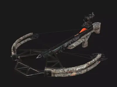  Crossbow Stryker Low-poly 3D model