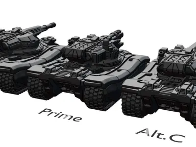 Manduvel Modular MBT 3D print model
