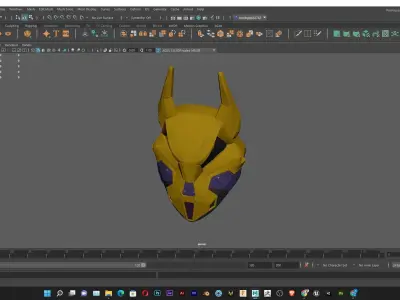 Cyberpunk Mask 2022 - Highpoly 3D model and 3D print ready model 3D print model