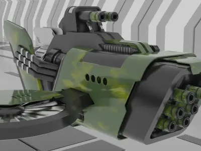 Army Fighter Plane Free low-poly 3D model