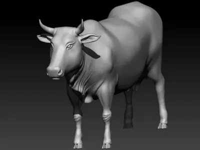 Cow 3D Model 3D print model