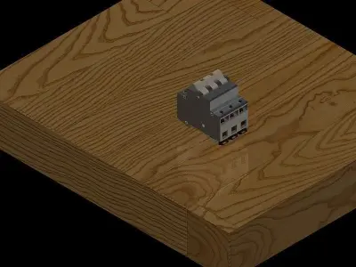 3 Circuit breaker Free 3D model