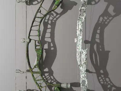 Compound bow 3D model