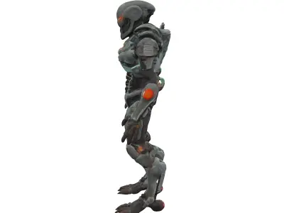 scifi morph cyborg dead space extremely detailed 3D model