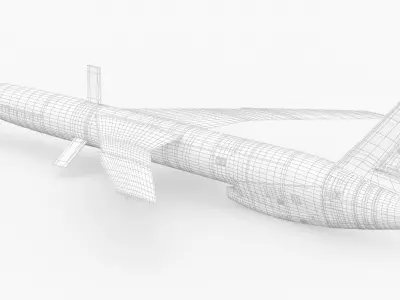 Northrop SM-62 Snark Cruise Missile 3D model