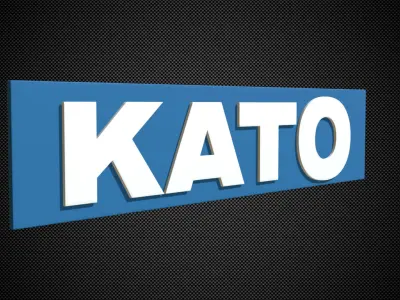 kato logo 3D model