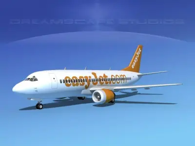 Boeing 737-300 Easy Jet 3D model