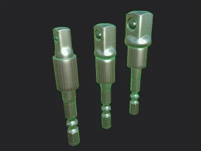 Joint Set 02 Low-poly 3D model