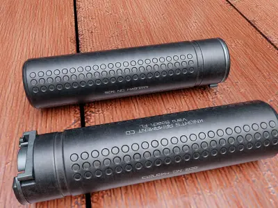 NT4 suppressor Low-poly 3D model