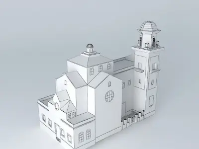 Parish Church Barbate, Cádiz Free 3D model