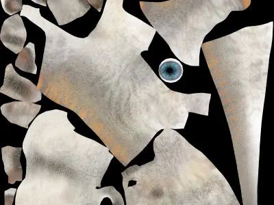 Oranosaurus  Low-poly 3D model