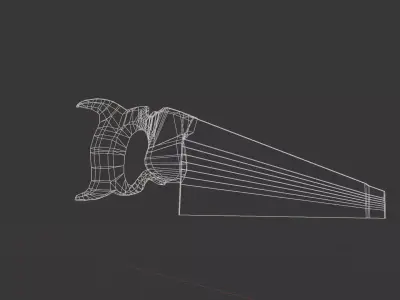 Saw Rival Realistic Low Poly Hand Tool Game Ready Low-poly 3D model