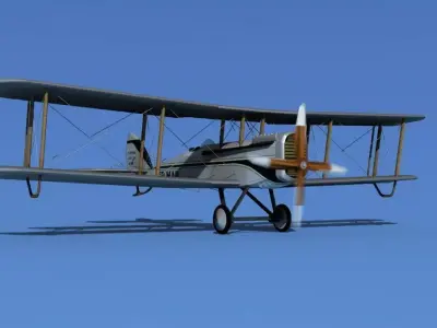 Airco DH-4 V05 US Air Mail 3D model