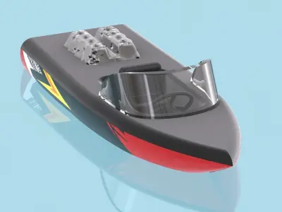 RC Boat YC Design 3D Printer Model 3D print model