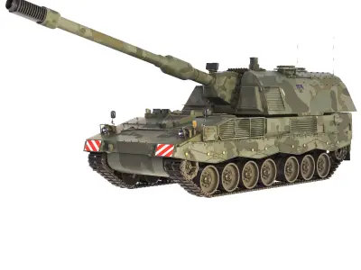 SPH Panzerhaubitze 2000 2004 3D model