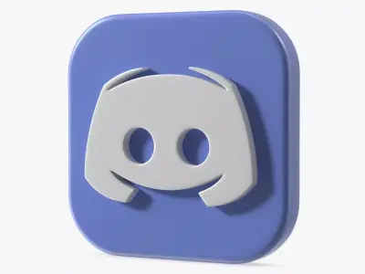 Discord Icon 3D model