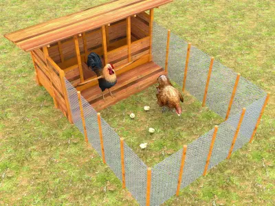 Chicken Coop  3D model