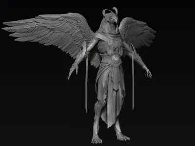 Horus Zbrush Concept 3D model