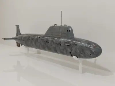 Submarine 3D model