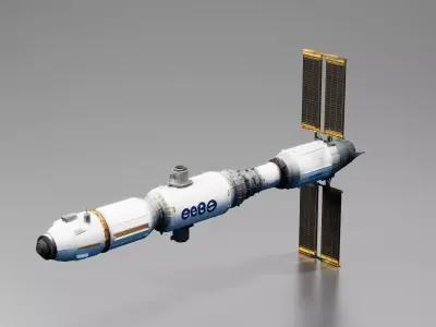 ESA ATV Automated Transfer Vehicle 3D print model