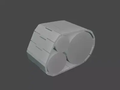 Tank tread 3D model
