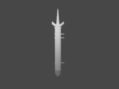 Cartoon Sword Free 3D model