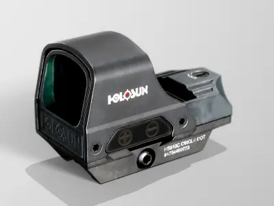 Holosun 510C Red Dot Sight Low-poly 3D model