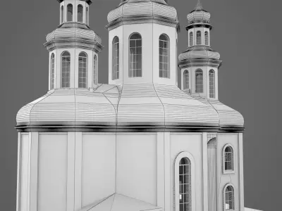 Church Temple Cathedral Kirk 3D model