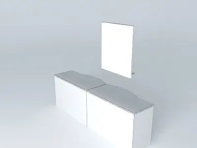 Leroy Merlin Wellington Bathroom Furniture Free 3D model