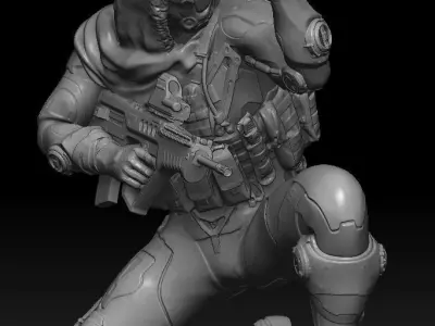 FUTURE SOLDIER Free 3D print model