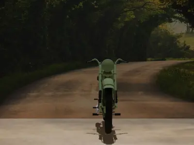 BSA BANTAM D1 1948 3D model