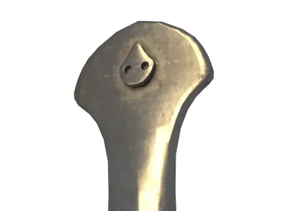 Dagger sword of king arthur Low-poly 3D model