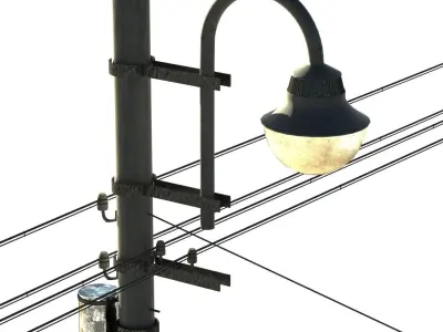 Street light 001 3D model