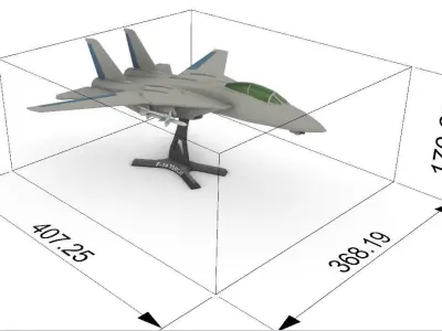 F-14 Tomcat 3D print model