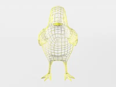 Little Chicken Low-poly 3D model