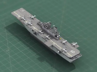 USS America LHA6 Warship 3D Print Model 3D print model