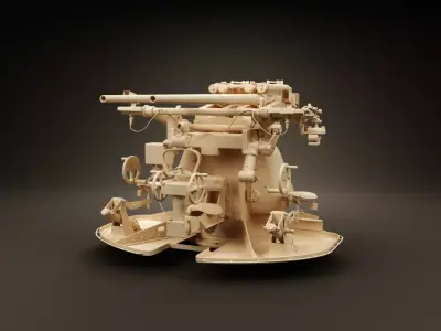 37 mm SK C30 3D model