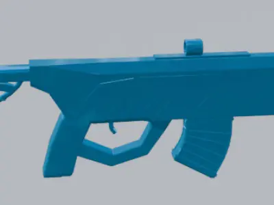 Moks Scrap Weapon Pack Low-poly 3D model