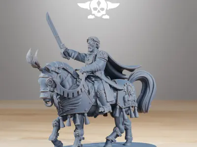 National Guard Cavalry Commanders 3D print model