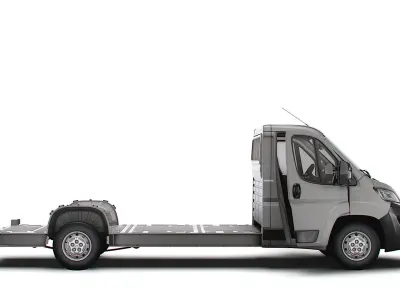 Citroen Jumper 3540 L4 PlatformCab HQInterior 2023 3D model