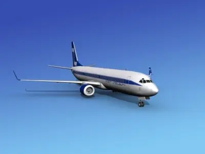 Boeing 737-900ER Air South 3D model