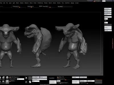 Turtle Shark sculpt 3D model
