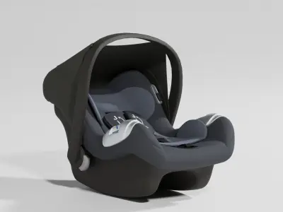 ABC Design Jixy Hug 0-13 kg baby car seat S Low-poly 3D model