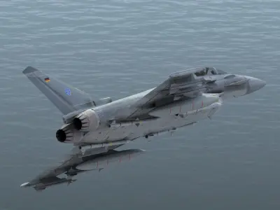 Typhoon Luftwaffe 3D model