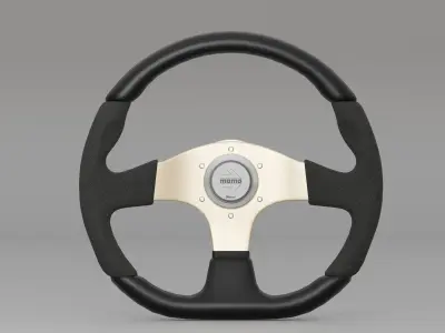 Momo Steering wheel 3D model