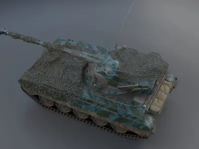 AMX-13 90 PBR Model 3D model
