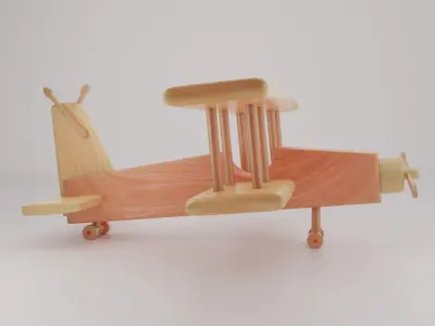 Toy Plane 3D model