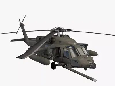 UH-60 Blackhawk KFOR 3D model